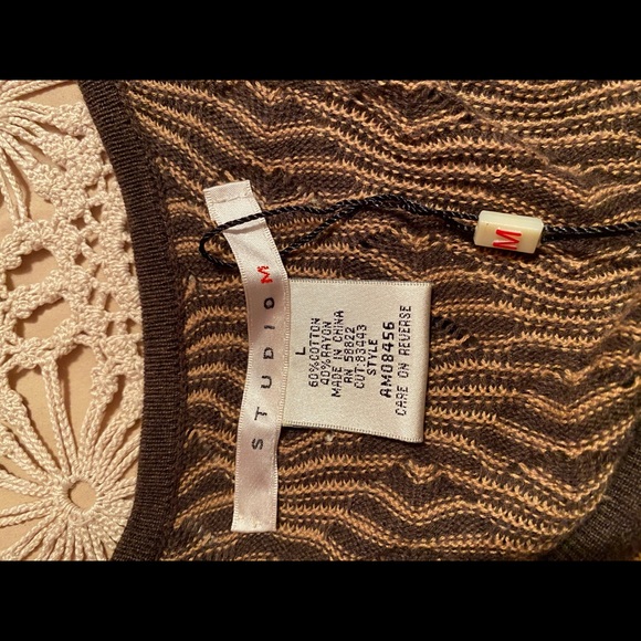 Studio M terra wood knit dress NWT size large - Picture 4 of 8